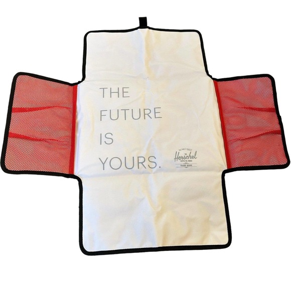 Herschel Supply Co Baby Diaper Changing Pad Mat in Paint Pour Black - Picture 3 of 4